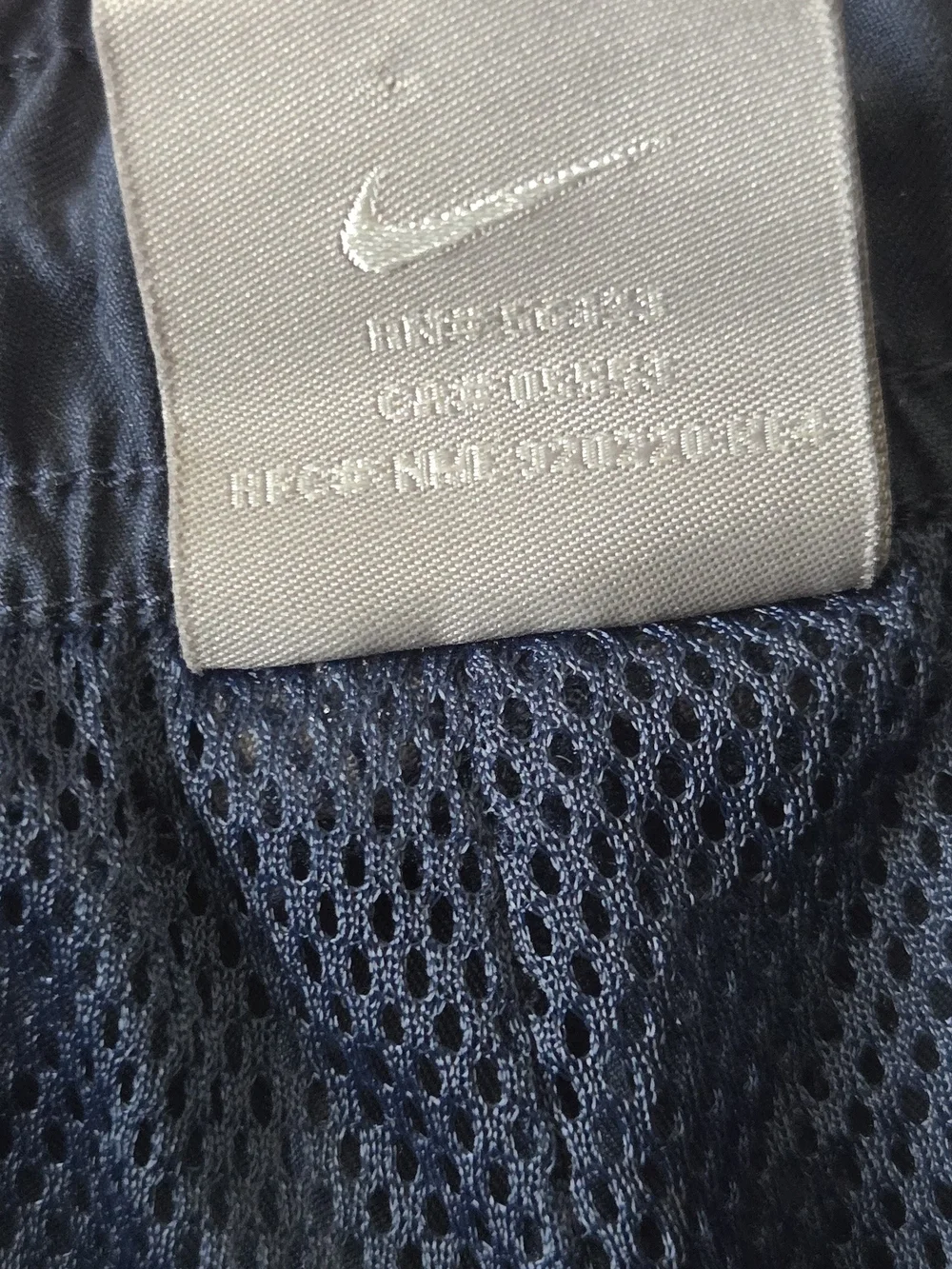 Vintage 90s Nike Mens XL Navy Blue Mesh Track Pants
